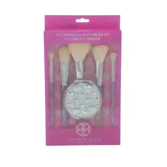 Margaret Joseph's "Fabulous Face" Irredencent Sparkle Makeup Brush 6 Piece Set - Picture 4 of 8